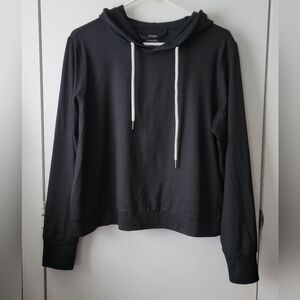 Under The Canopy Lightweight Black Hoodie